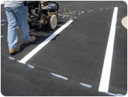 roads streets airport parking lot line striping paint
