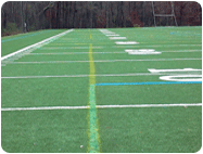 bad paint lines removed from synthetic field turf