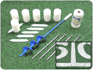 safemark ground anchors auger twine lining pegs kit.
