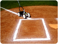 baseball lines, infield dirt paint,DURA STRIPE, DURASTRIPE, Aerosol, Field, Marking, paint, turf, durable, lowest price, high solids, wont kill grass, brightest white, Light blue, Handicap Blue, Navy blue, Royal Blue, Black, Gray, Red, Cardinal Red, Kelly Green, Turf Green, White, Purple, Royal Purple, Maroon, Orange, Fluorescent Orange, Brown, Pink, Fluorescent Pink, Yellow, Old Gold, Vegas Gold, Teal, BEST PAINT, BEST PRICE, aerosol paint for baseball field, 