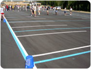 aerosol paint for Marching Band Lines